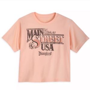 Disneyland Main Street USA crop top, XS, NWT